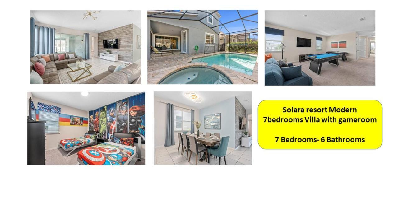 Modern Solara Villa With Pool, 7Bd Kissimmee Eksteriør bilde